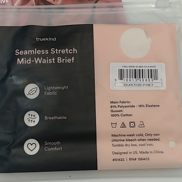 Truekind Shapermint Seamless Stretch Mid-waist Brief - Picture 4 of 8